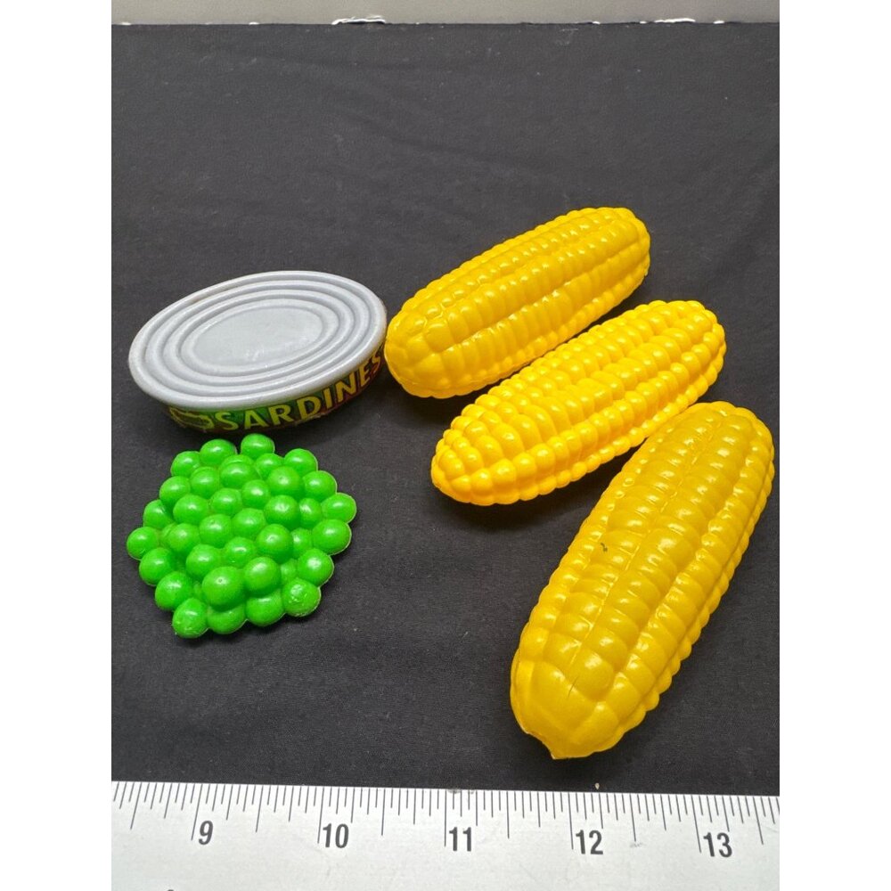 Play Food Set With Corn Peas & Sardine Can